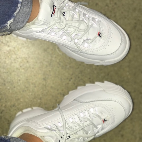 fila disruptor worn